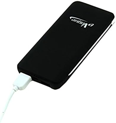 eVogue PC-PL7600 All in One Power Bank Polymer Battery 7600 mAh - Black & White