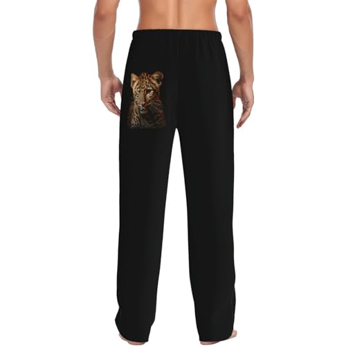 Pantalon de pyjama imprimé léopard pour vos soirées décontractées - 4