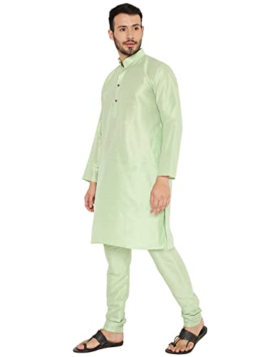 Image of Maharaja Banarasi Dupion Silk Kurta Pjama Set for Men