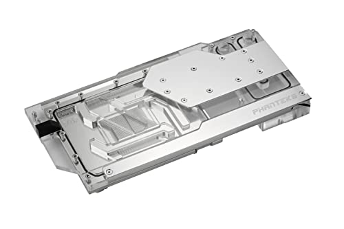 Image of Phanteks (PH-GB4090AS CR01 BP) Glacier G40 ASUS GPU Block for ASUS ROG Strix /TUF Gaming RTX 4090, Full Cover Nickel-Plated Copper Block, Cast Acrylic, Aluminum Cover Plates, Digital-RGB, Chrome
