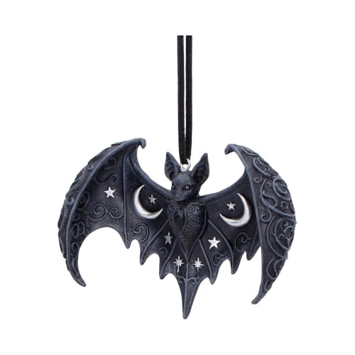 House of Obscura - Ornement Gothique à Suspendre - Résine Dark Fantasy Decoration Collection (Lunar Wing Bat)
