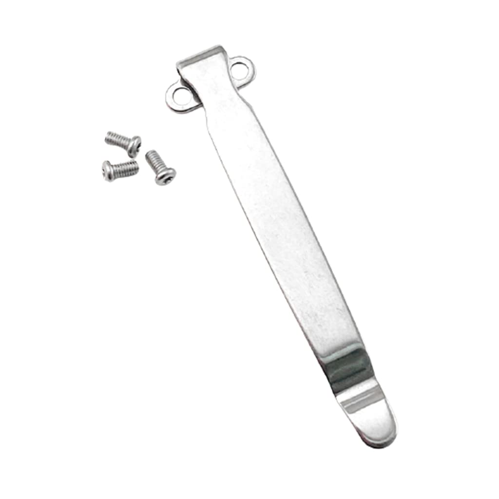 Camping Gear Tool Accessories Fold Holder Stainless Steel Back Clip Pocket Holder