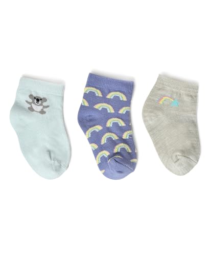 Image of Mi Arcus Bamboo Cotton Knitted Printed Ankle Socks for Kids