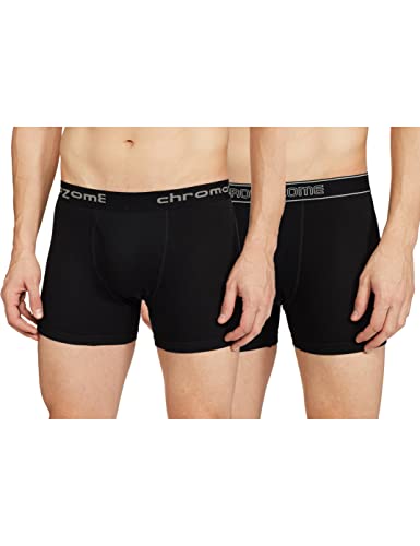 Image of Chromozome Men's Cotton Solid Regular Trunks