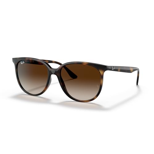 Ray-Ban Woman Sunglasses Havana Frame, Gradient Brown Lenses, 54MM