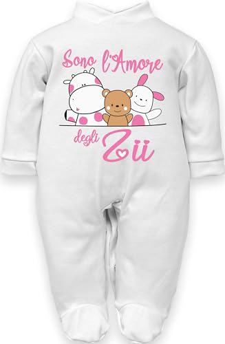 Corredino Neonato Tutina Neonata “Sono l’Amore degli Zii” – Idea