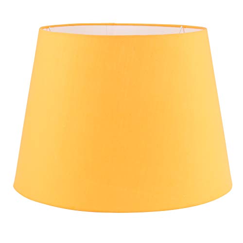 45cm Modern Tapered Table/Floor Lamp Light Shade in a Mustard Fabric Finish