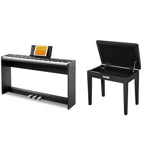 �y�Z�b�g�����zDonner DEP-08 88���Փd�q�s�A�m�ƈ֎q �Z�b�g �y�����[�t�� �ؐ��L�[�{�[�h�x���`