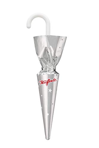 Küfferle Schokoschirmchen Polarsilber 810g (60 Stück) für Kinder im Winter bei kälterem WetterComfortable und warmer Sch