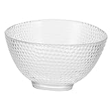 Bol de service à fruits - est idéal pour types d'aliments que fruits, la salade, collations, desserts et bien plus , élégant et moderne, idéal pour décorer la table et peut contenir toutes sortes d'aliments, verre