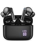 ワイヤレスイヤホン bluetoothイヤホン AIスマート ENC通話ノイズキャンセリング IPX7防水 2025年最新Bluetooth5.4 ブルートゥースイヤホン 全音域HI-FI音質 低遅延 接続瞬時 Type-C 急速充電 片耳/両耳 WEB会議/運動/ゲーム/テレワーク/通学/通勤/スポーツ/音楽用 iPhone/Android対応 image