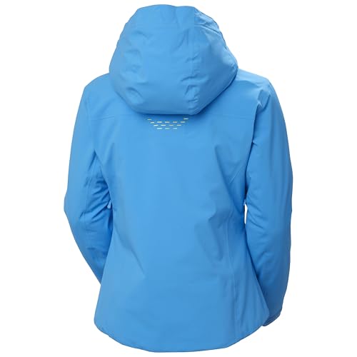 Helly-Hansen Alphelia Lifaloft Ski Jacket for Women - Waterproof Coat for Winter Sports, Skiing-Jacket with Insulation, 645 Cyan - M