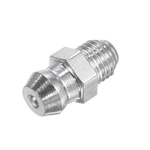 Image of uxcell 4Pcs Metric Stainless Steel Straight Grease Fitting M6 x 0.75mm Thread Hydraulic Grease Fitting Accessories