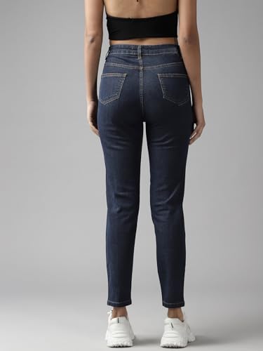 Image of GUTI Womens High Rise Crop Length Jeans()