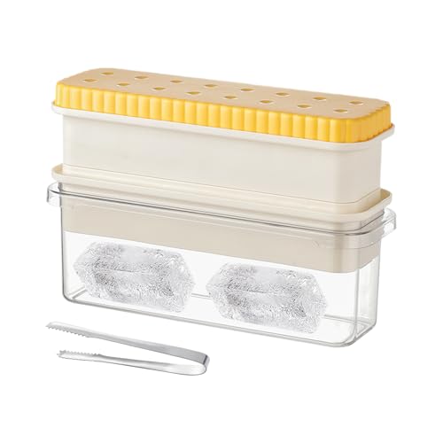 Cubitera para congelador con tapa, molde de silicona para congelador, utensilio de cocina a prueba de fugas para whisky, tequila, cócteles, bebidas frías, para vodka, tequila, whisk