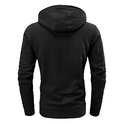 Image of OHSNMAKSL Hoodies for Men sherpa Warm Fleece Hoodie Jacket Sweatshirt Full Zip Sport Workout Coats