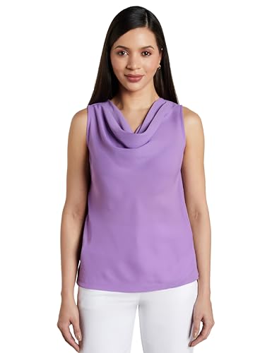 Image of Symbol Premium Women's Polyester Cowl Neck Top (Regular Fit | Stylish | Desk-to-Dinner) (Available in Plus Sizes)