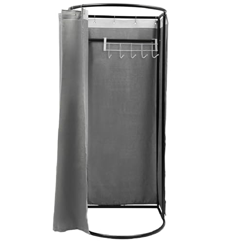 Cabine d'essayage portable avec rideau d'ombrage pour magasin