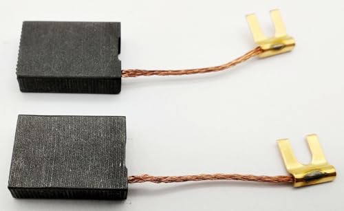 1 coppia di carboni motore per Bosch GSH 27, GSH 27 VC, USH 27, PWS 1800, 1900 (vecchi), carboni di carbone, circa dimensioni: L: 22 mm, larghezza: 16 mm, altezza: 6,3 mm