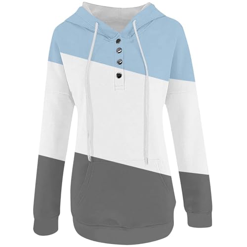 Weihnachtspullover Damen Günstig Kapuzenpullover mit V...