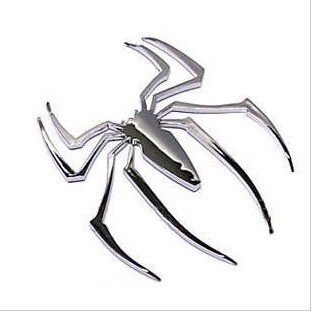 3d Spider Araneid Motorcycle Car Truck Logo Emblem Badge Decal Sticker