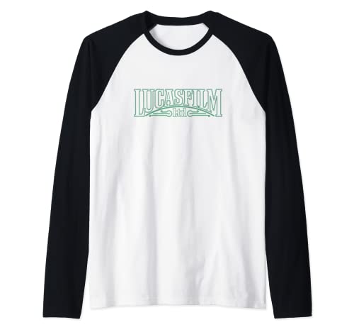 Lucasfilm Ltd t-shirt baseball vert fini les hauts sans forme et inconfortables