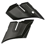 Windshield Wiper Cowl End Panel Compatible with Chevy Silverado Truck 1500 2500 3500 LH & RH 2007-2013 1 Pair Black Air Inlet Grille 15946001 15946002