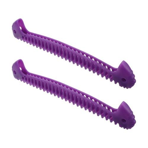 BESPORTBLE Lot de 2 Protège-Lames Élastiques pour Patins Artistiques et Hockey sur Glace, Taille Adaptable pour Garçon et Filles et Adultes, Protection Souple en Tissu Extensible