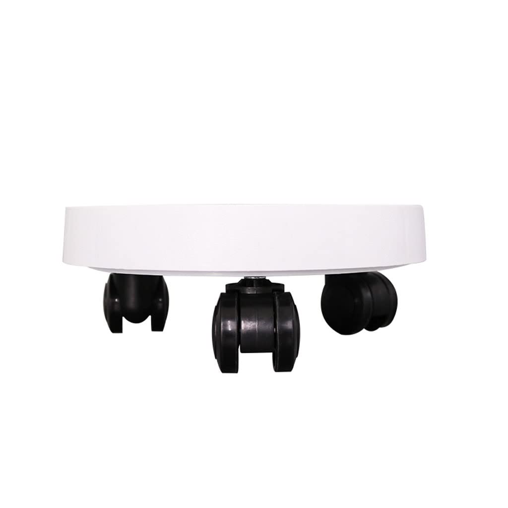 Chariot pour plantes intérieur et support à roulettes pour plantes extérieur rond