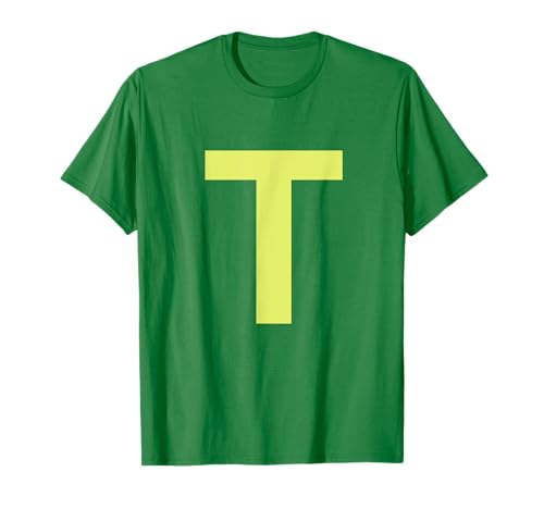 Chipmunk Halloween Carnival Group Costume Letter T Shirt T-Shirt