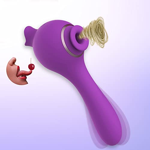 Electric Silicone Ladies Sųccîóñạdộr by Clîtộrîş, Ŝạtisfyęr sùcciønadør pro 5 has 10*10*10 massage and suction mode Vîbrādőr by Püntô ǵ̣ DelClítőrîs, magnetic USB charging, 100 waterproof (purple5) Cover