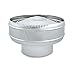 CAEXVEN Sombrerete Antirrevocante ajustable en acero inoxidable para estufas y chimeneas de leña | Serie lisa - Serie Helicoidal - Diámetro 200 mm
