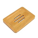 Sosoport Holz Seifenhalter mit Wasserablauf Langlebiger Seifenbehälter für Küche und Badezimmer...