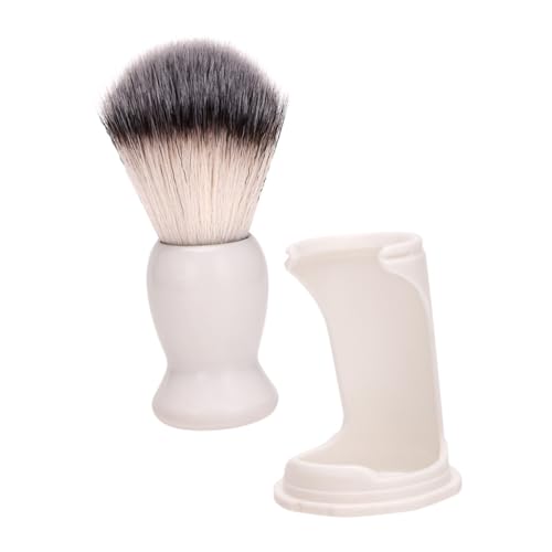 Baluue Beard Shaving Brush Set Stand Large Bowl Brush Hair Salon Manual Shaving Tool for Men