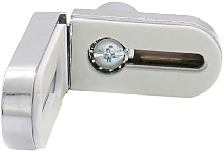 Miniatura 7 de CRL Cerradura cromada sin taladrar para escaparate, con igual llave