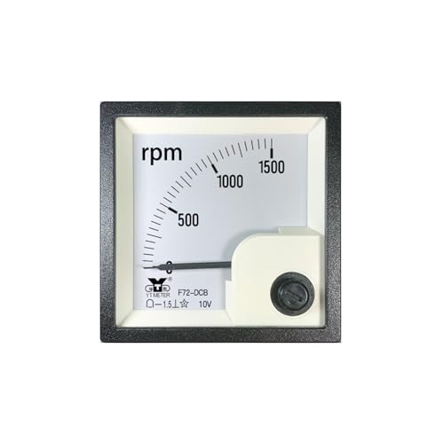 NURII F72-DCB Marine Tachometer 10V Input 200rpm 1000r/min 1500rpm Pointer DC CP72(1500rpm/10V)