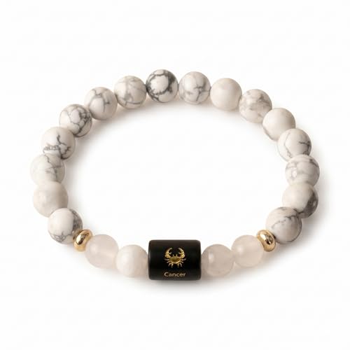 Image of ARDEN Zodiac Crystal Bracelet for Men & Women | All Rashi Crystal Bracelets | Natural Healing Stone Astrology Bracelets | Adjustable Energy Bracelet for Wealth, Positivity & Protection | Birthday Gift