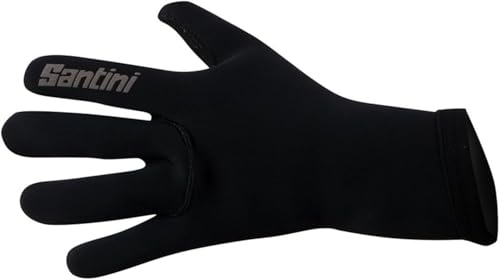 Santini Blast Neopren Winter Handschuhe schwarz – sp593neoblast, Unisex, Blast Neoprene, schwarz