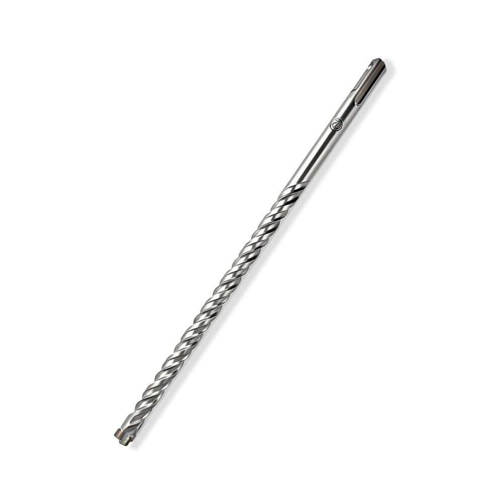 Brocas SDS Plus Brocas Hormigon 12x260mm Broca Pared Cruzadas Acero 40CR Perforación de precisión Plata para Hormigón Mampostería de Ladrillo y Piedra