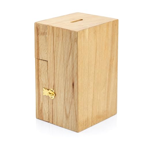 Image of ITOS365 Butterfly Wooden Money Bank for Kids | Wooden Savings Box with Coin Slot | Reusable Cash Saving Bank | Educational Piggy Bank for Boys & Girls