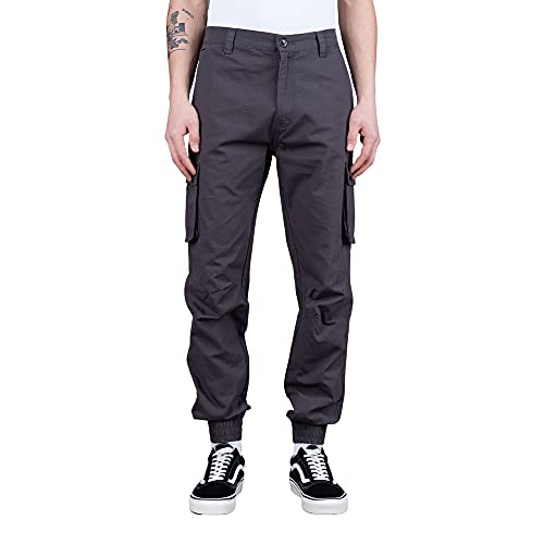 Cargo Dolly Noir Ripstop SH129 pantalon homme gris anthracite taille 48