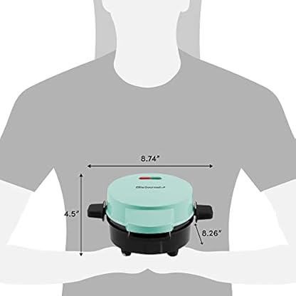 Elite Gourmet EWM380M Waffeleisen, antihaftbeschichtet, für 3,8 cm große Jumbo-Waffeln, lockere oder gefüllte Waffeln, Rösti, Keto, Snacks, Sandwiches, Eier, leicht zu reinigen, mintgrün – Bild 8