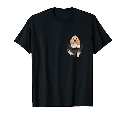 Dog Lovers Gifts Cocker spaniel In Pocket Funny Dog Face ...