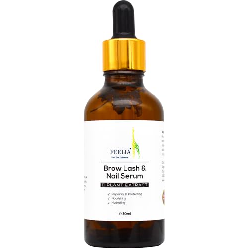 Feelia, Brow Lash & Nail Serum, for Healthy Growth With Argan Castor, Red Rasberry, Passion Fruit Seed, Hydrating, Nourishing - Image 2
