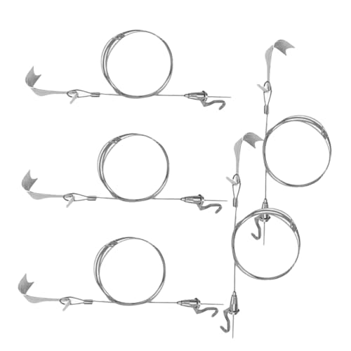TOBBOMEY 5 juegos Kit de Colgar Cuadros Ajustable con Cuerda Trenzada y Ganchos Resistentes Sistema de Riel para Colgar Fotos Casa Oficina y Galería Soporte Seguro y Flexible para Cable de