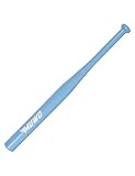 MUWO Baseballschläger aus rostfreiem, legiertem Stahl. Für Anfänger, Hobbyspieler und Profis geeignet, Länge: 28 Zoll (0,71 m), Gewicht: 980 g, in vielen (Hellblau)