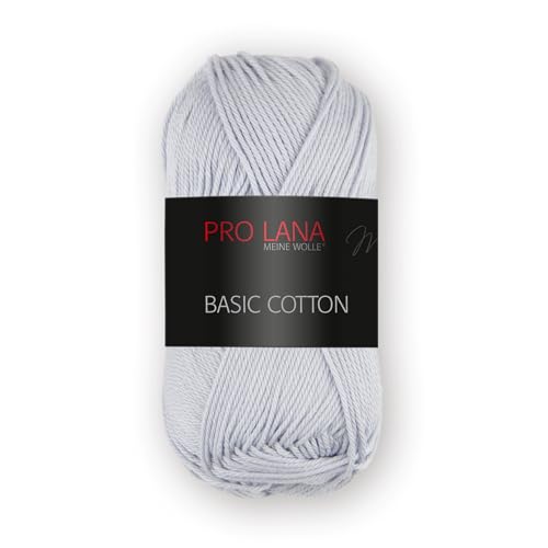 Pro Lana Basic Cotton 50g - Farbwahl (91 - hellgrau)
