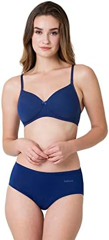 Van HeusenWomen Cotton Wireless Padded Bra - Anti Bacterial, Full-Coverage, Breathable, 16 Hour Comfort