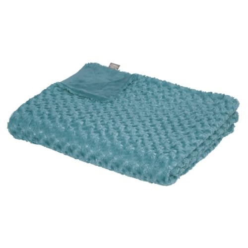 - Lancio bouclette in pelliccia sintetica tempesta 180x230cm blu