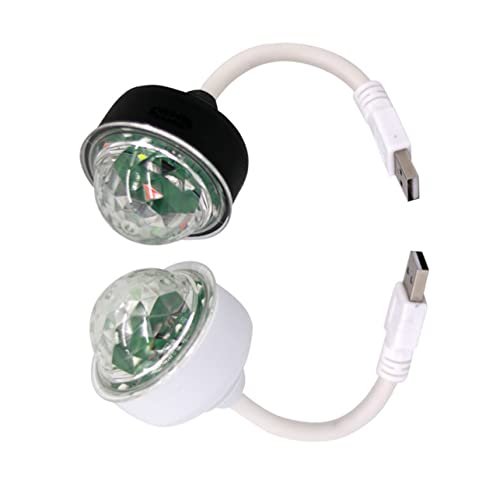 OSALADI 2 Pçs USB Luz De Palco Leds De Mudança De Cor Leds De Carro Ao Ar Livre Luzes De Discoteca P